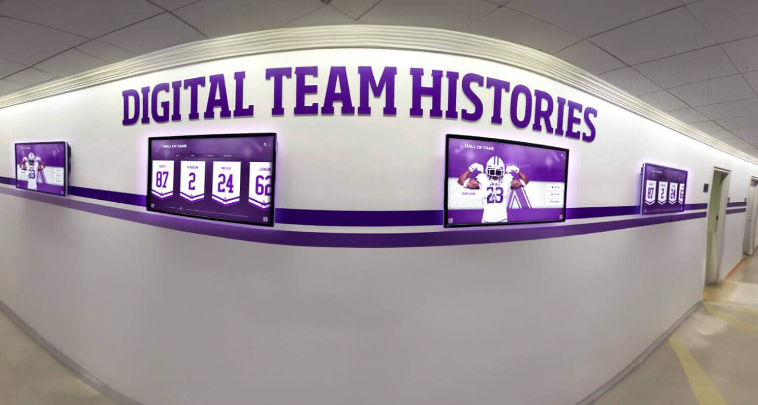 Team history display